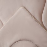 Постельное белье без пододеяльника с одеялом Sofi De Marko PREMIUM MAKO хлопковый сатин кремовый евро, фото, фотография