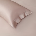 Постельное белье без пододеяльника с одеялом Sofi De Marko PREMIUM MAKO хлопковый сатин кремовый евро, фото, фотография