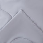 Постельное белье без пододеяльника с одеялом Sofi De Marko PREMIUM MAKO хлопковый сатин серый евро, фото, фотография