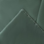 Постельное белье без пододеяльника с одеялом Sofi De Marko PREMIUM MAKO хлопковый сатин темно-зеленый евро, фото, фотография