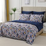 Постельное белье без пододеяльника с одеялом Sofi De Marko РЕНАТО хлопковый сатин V1 евро, фото, фотография