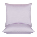 Набор наволочек 2 шт. Tivolyo Home ПВХ хлопковый сатин делюкс лиловый 50х70, фото, фотография