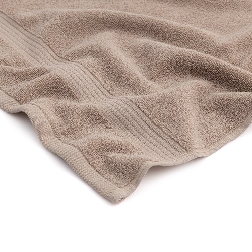 Подарочный набор полотенец для ванной 50х90, 70х140 Sofi De Marko MODENA хлопковая махра светло-коричневый, фото, фотография