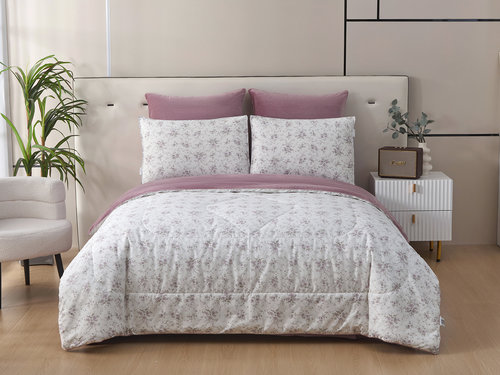 Постельное белье без пододеяльника с одеялом Sofi De Marko РОБЕРТО хлопковый сатин V34 евро, фото, фотография