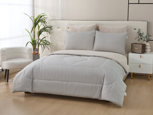 Постельное белье без пододеяльника с одеялом Sofi De Marko РОБЕРТО хлопковый сатин V35 евро, фото, фотография