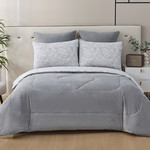 Постельное белье без пододеяльника с одеялом Sofi De Marko РОБЕРТО хлопковый сатин V36 евро, фото, фотография