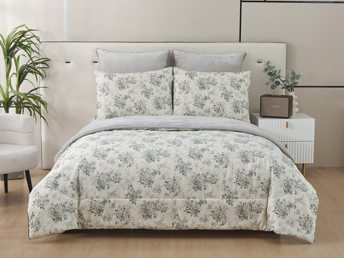 Постельное белье без пододеяльника с одеялом Sofi De Marko РОБЕРТО хлопковый сатин V37 евро, фото, фотография