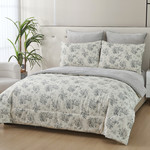 Постельное белье без пододеяльника с одеялом Sofi De Marko РОБЕРТО хлопковый сатин V37 евро, фото, фотография