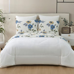 Постельное белье без пододеяльника с одеялом Sofi De Marko РОБЕРТО хлопковый сатин V38 евро, фото, фотография