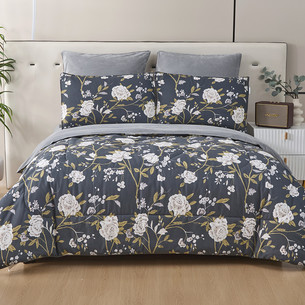 Постельное белье без пододеяльника с одеялом Sofi De Marko РОБЕРТО хлопковый сатин V39 евро