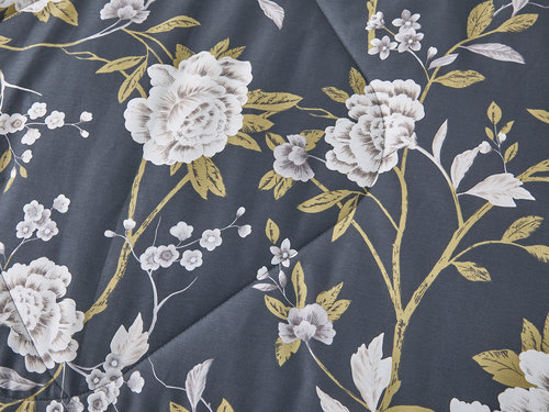 Постельное белье без пододеяльника с одеялом Sofi De Marko РОБЕРТО хлопковый сатин V39 евро, фото, фотография