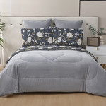 Постельное белье без пододеяльника с одеялом Sofi De Marko РОБЕРТО хлопковый сатин V39 евро, фото, фотография