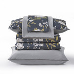 Постельное белье без пододеяльника с одеялом Sofi De Marko РОБЕРТО хлопковый сатин V39 евро, фото, фотография