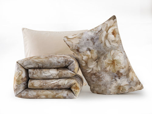 Постельное белье без пододеяльника с одеялом Sofi De Marko РИКАРДО хлопковый сатин V2 евро, фото, фотография