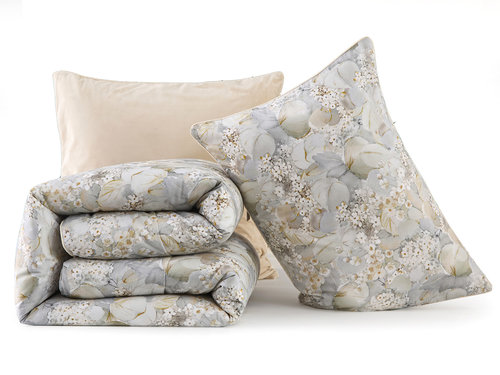 Постельное белье без пододеяльника с одеялом Sofi De Marko РИКАРДО хлопковый сатин V4 евро, фото, фотография