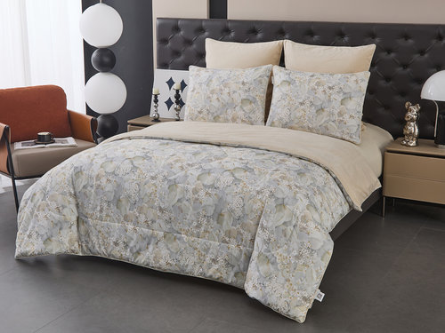 Постельное белье без пододеяльника с одеялом Sofi De Marko РИКАРДО хлопковый сатин V4 евро, фото, фотография