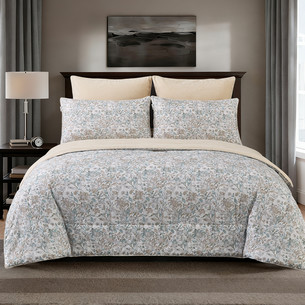 Постельное белье без пододеяльника с одеялом Sofi De Marko РИКАРДО хлопковый сатин V5 евро