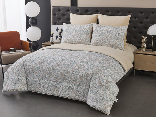 Постельное белье без пододеяльника с одеялом Sofi De Marko РИКАРДО хлопковый сатин V5 евро, фото, фотография