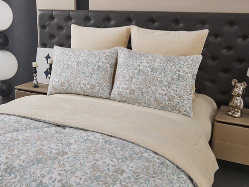 Постельное белье без пододеяльника с одеялом Sofi De Marko РИКАРДО хлопковый сатин V5 евро, фото, фотография