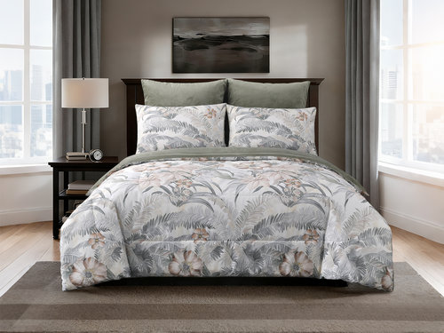 Постельное белье без пододеяльника с одеялом Sofi De Marko РИКАРДО хлопковый сатин V6 евро, фото, фотография