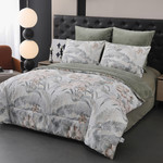 Постельное белье без пододеяльника с одеялом Sofi De Marko РИКАРДО хлопковый сатин V6 евро, фото, фотография