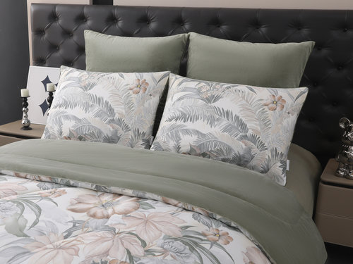 Постельное белье без пододеяльника с одеялом Sofi De Marko РИКАРДО хлопковый сатин V6 евро, фото, фотография