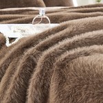 Плед-покрывало Sofi De Marko ФИЛИЦИЯ искусственный мех кофейный 160х220, фото, фотография