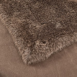 Плед-покрывало Sofi De Marko ФИЛИЦИЯ искусственный мех кофейный 160х220, фото, фотография