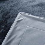 Плед-покрывало Sofi De Marko ФИЛИЦИЯ искусственный мех серо-голубой 160х220, фото, фотография