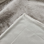 Плед-покрывало Sofi De Marko ФИЛИЦИЯ искусственный мех серый 220х240, фото, фотография