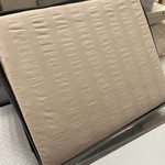 Постельное белье Maison Dor ELISSA хлопковый трикотаж бежевый евро, фото, фотография