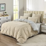 Постельное белье Sofi De Marko ДЖАГЕР хлопковый сатин тауп евро, фото, фотография