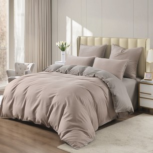 Постельное белье Sofi De Marko БОННИ хлопковый сатин бежевый 2-х спальный