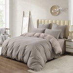 Постельное белье Sofi De Marko БОННИ хлопковый сатин серый семейный, фото, фотография