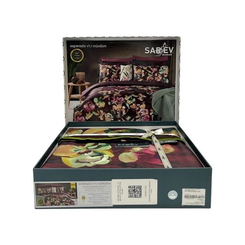 Постельное белье Sarev ESPERADO хлопковый сатин делюкс murdum евро, фото, фотография