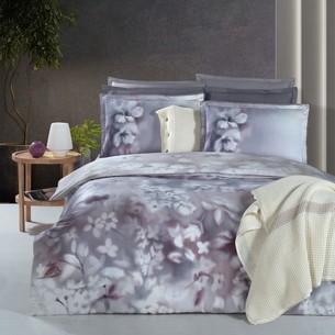 Постельное белье Sarev INOVA хлопковый сатин делюкс lila евро