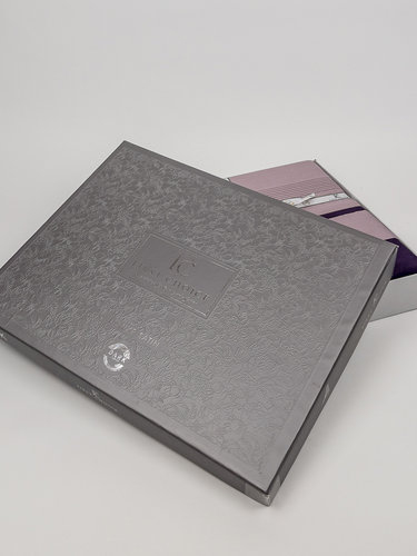 Постельное белье First Choice SERENITY хлопковый сатин делюкс purple & lilac евро, фото, фотография