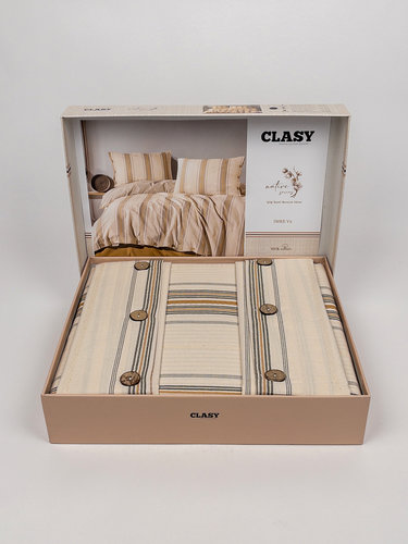 Постельное белье Clasy IMRE хлопковый ранфорс V2 евро, фото, фотография