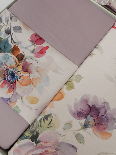 Постельное белье Clasy DIGITAL FARYA хлопковый сатин V1 евро, фото, фотография