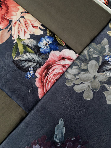 Постельное белье Clasy DIGITAL MERISA хлопковый сатин V1 евро, фото, фотография