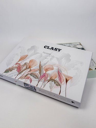 Постельное белье Clasy DIGITAL SOLARA хлопковый сатин V1 евро, фото, фотография