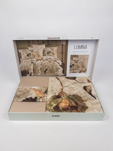 Постельное белье Clasy DIGITAL LUMINA хлопковый сатин V1 евро, фото, фотография