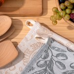 Подарочный набор полотенец для кухни 50х60(4) Meteor BRUNCH COFFEE хлопковая вафля, фото, фотография