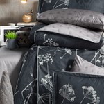 Постельное белье DO&CO MIRELAN хлопковый сатин делюкс синий евро, фото, фотография