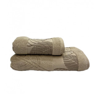Полотенце для ванной Karven ASEL хлопковый микрокоттон beige 50х90