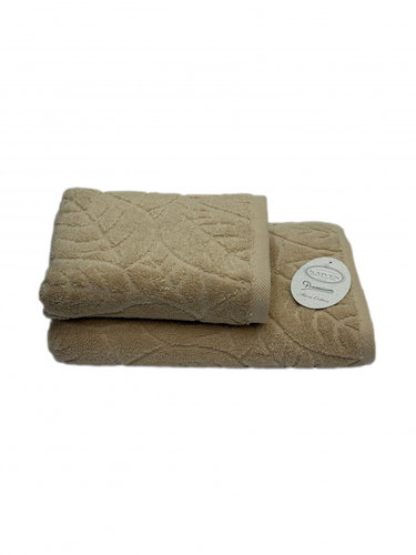 Полотенце для ванной Karven LISA хлопковый микрокоттон beige 50х90, фото, фотография