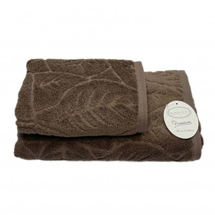 Полотенце для ванной Karven LISA хлопковый микрокоттон dark brown 70х140
