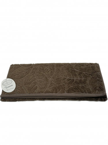 Полотенце для ванной Karven LISA хлопковый микрокоттон dark brown 50х90, фото, фотография