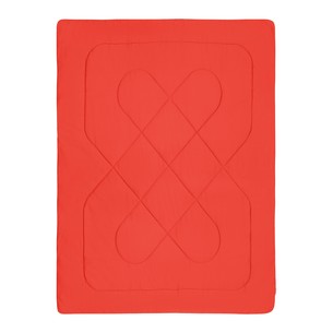 Одеяло Sofi De Marko PREMIUM MAKO сатин делюкс + искусственный пух/шёлк коралловый красный 160х220