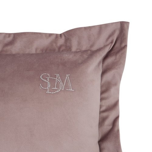 Декоративная подушка Sofi De Marko ЭЛИОТ велюр лиловый 45х45, фото, фотография